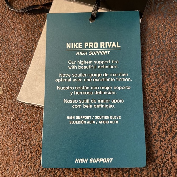 New Nike Pro 360 Support Rival High Support Training Bra Womens 30B 686135 680 - Picture 4 of 4